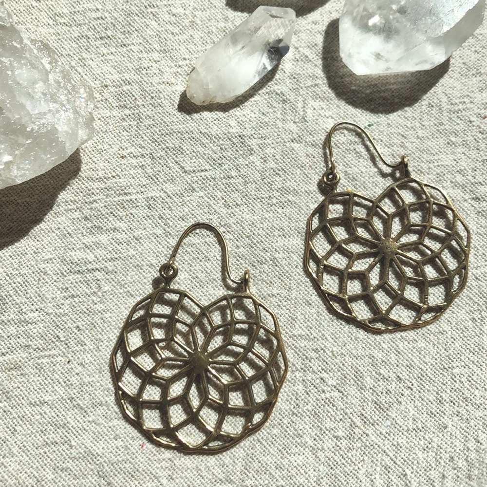 🍋 3/$25 🌿 Boho gold earrings 🌿